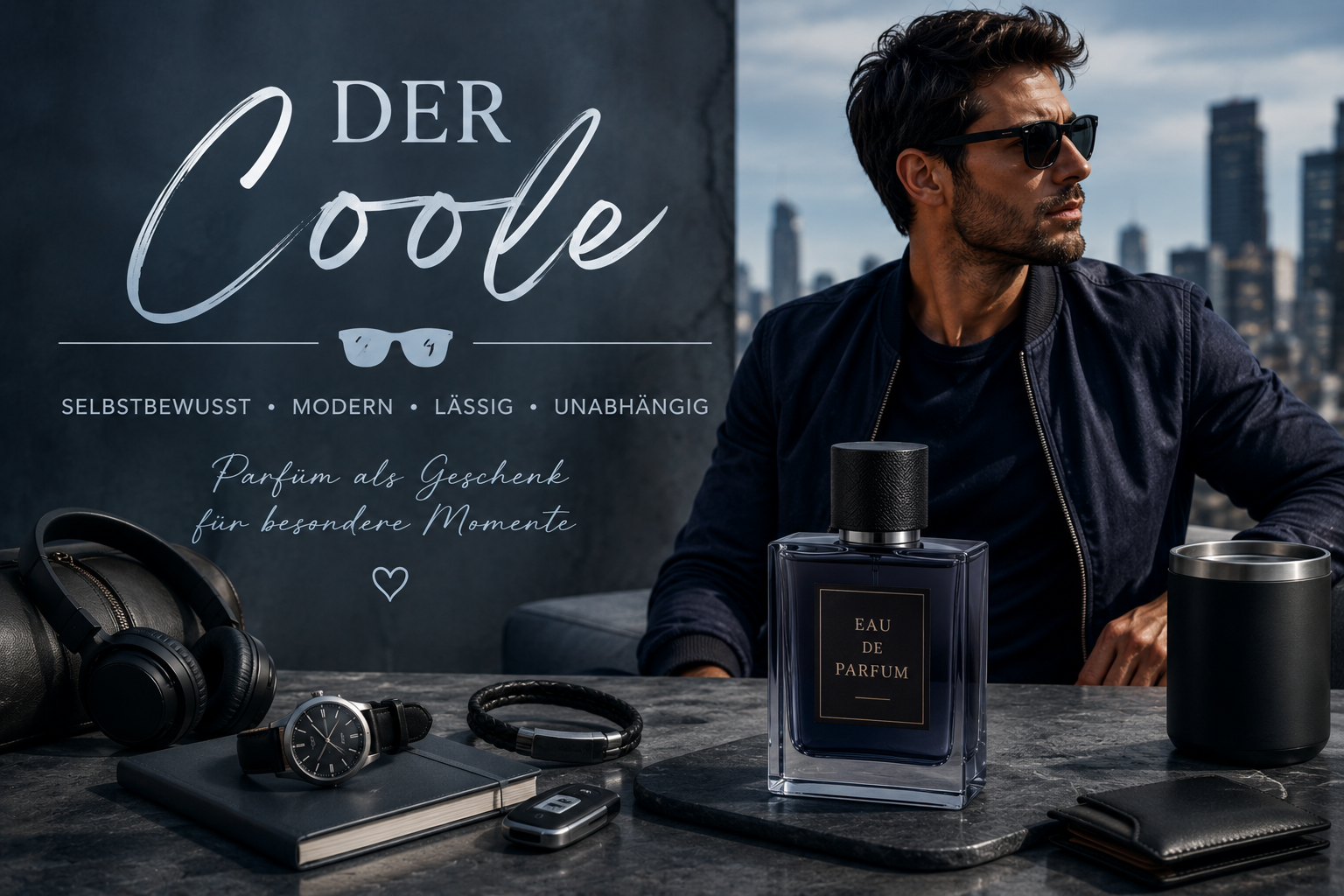 Parfüm als Geschenk für einen coolen Mann finden