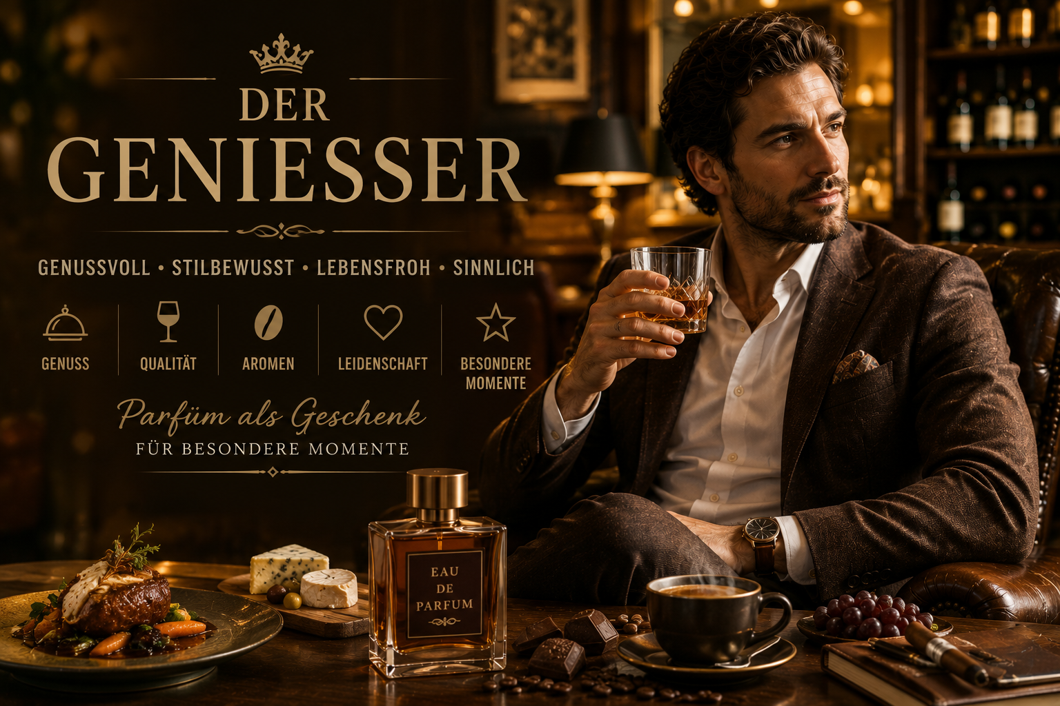 Parfüm als Geschenk für einen Genießer finden
