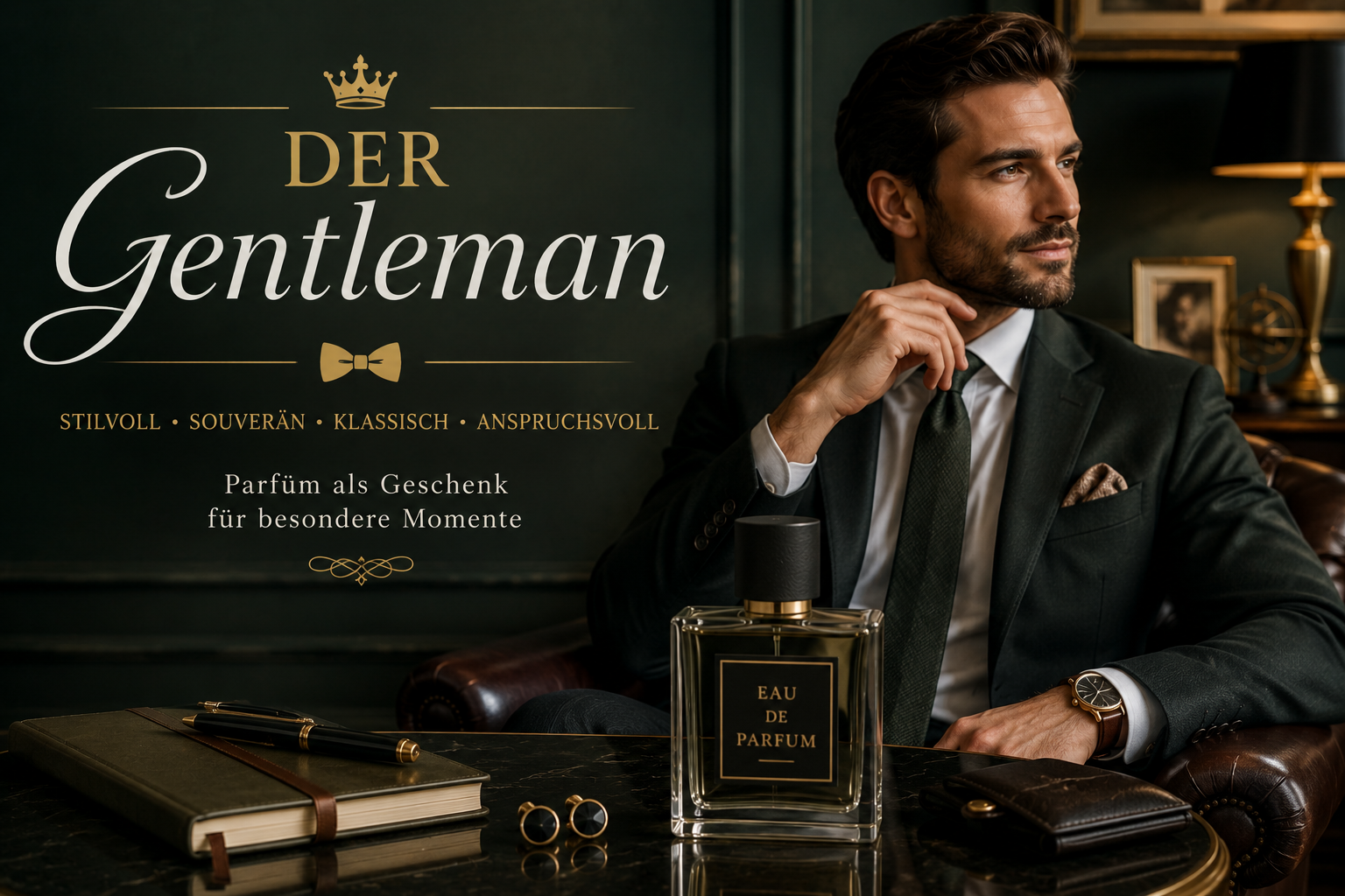 Parfüm als Geschenk für einen Gentleman finden