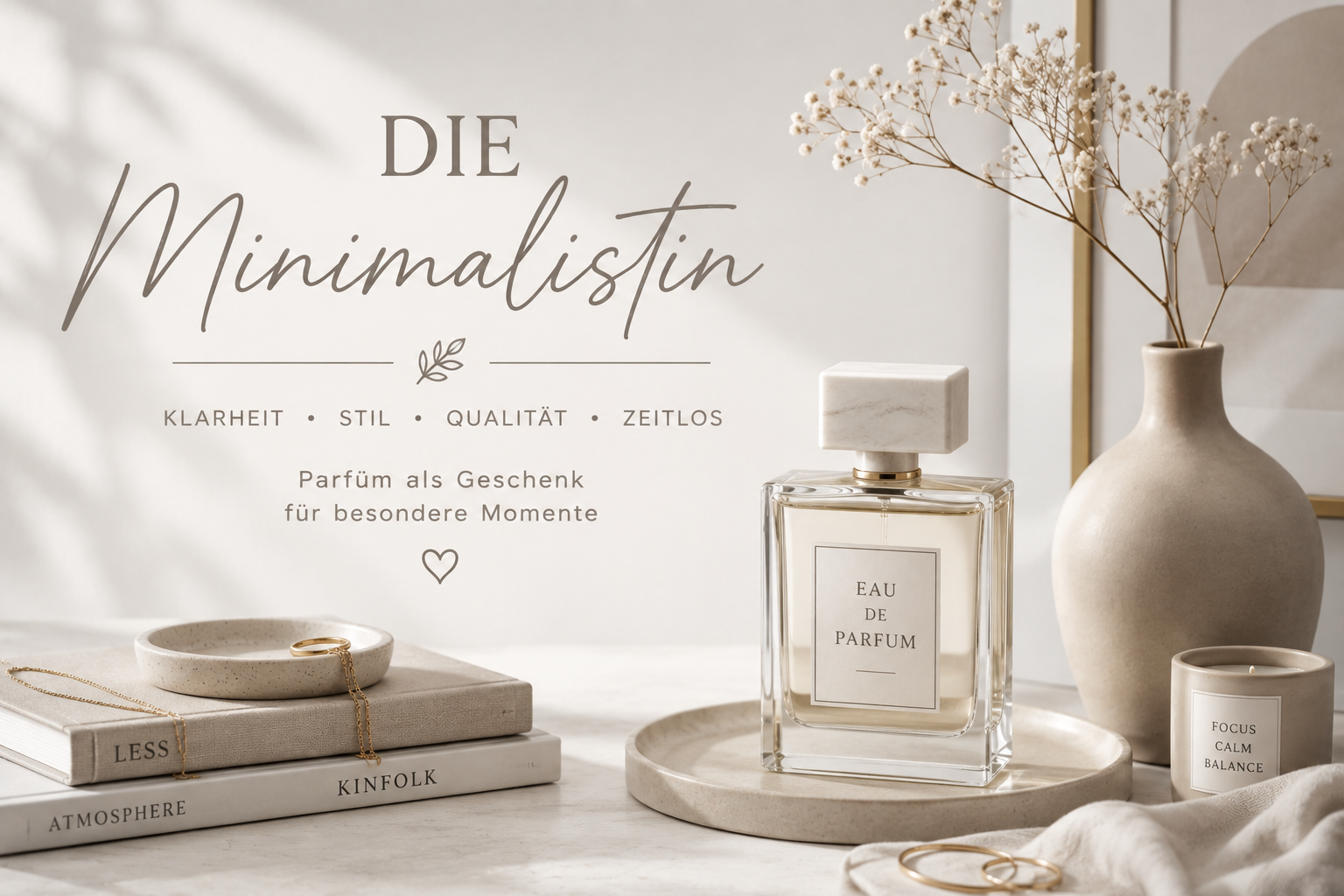 Parfüm als Geschenk für eine minimalistische Frau finden