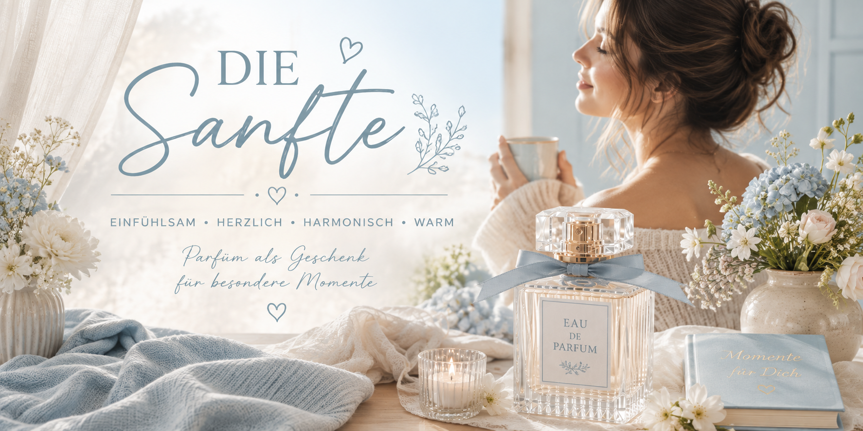 Parfüm als Geschenk für eine sanfte Frau finden