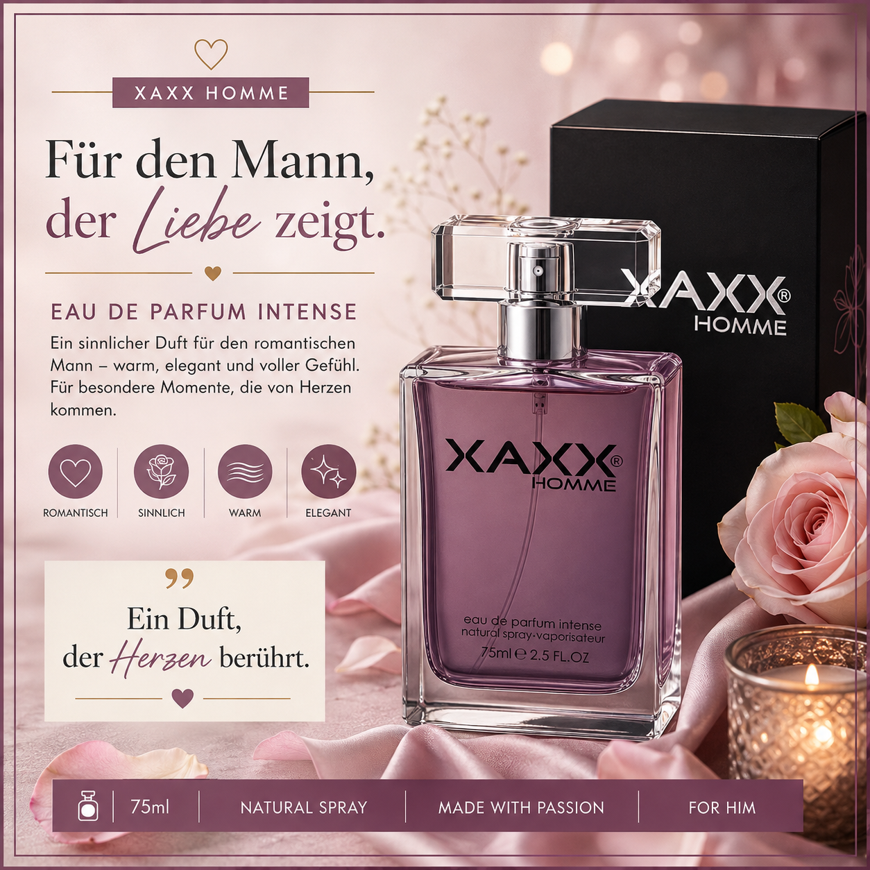 XAXX FIFTEEN – Parfum Geschenk für den Romantiker