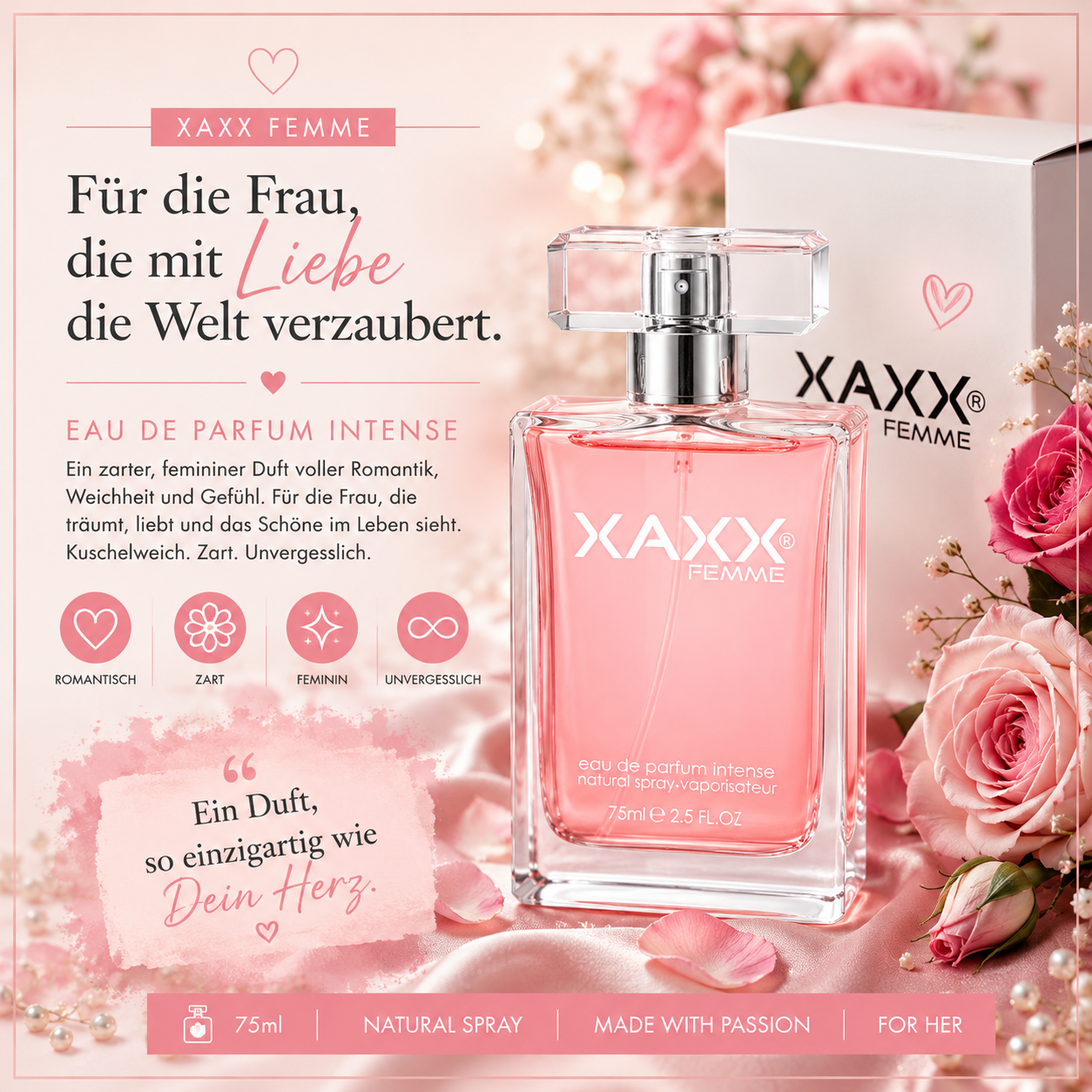 XAXX SIX – Parfum Geschenk für die Romantische