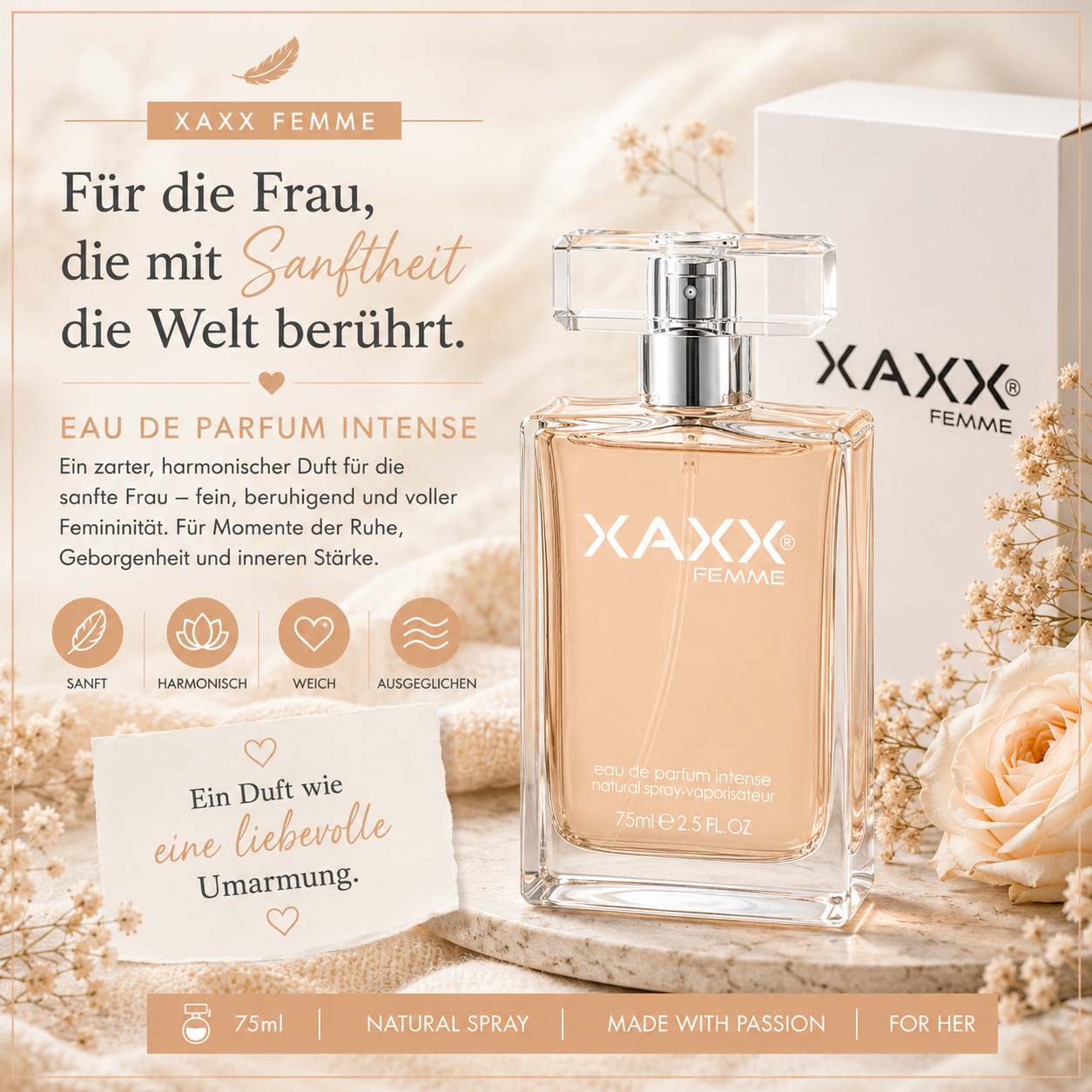 XAXX SIXTY – Parfum Geschenk für die Sanfte