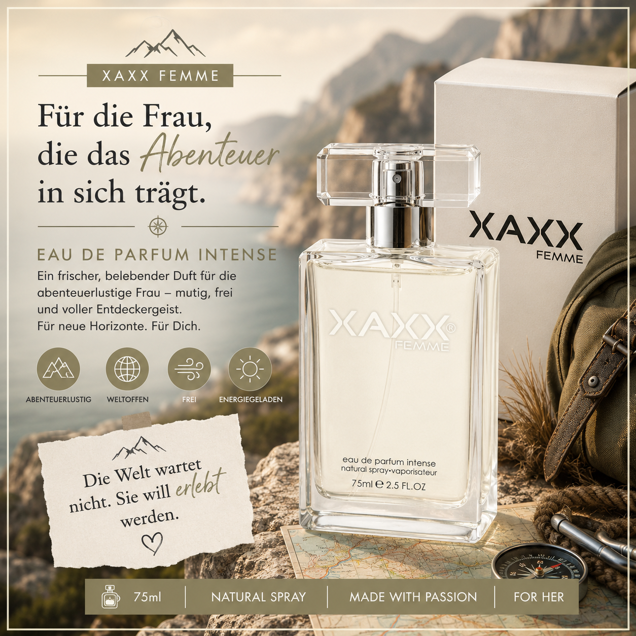 XAXX THIRTY – Parfum Geschenk für die Abenteuerlustige