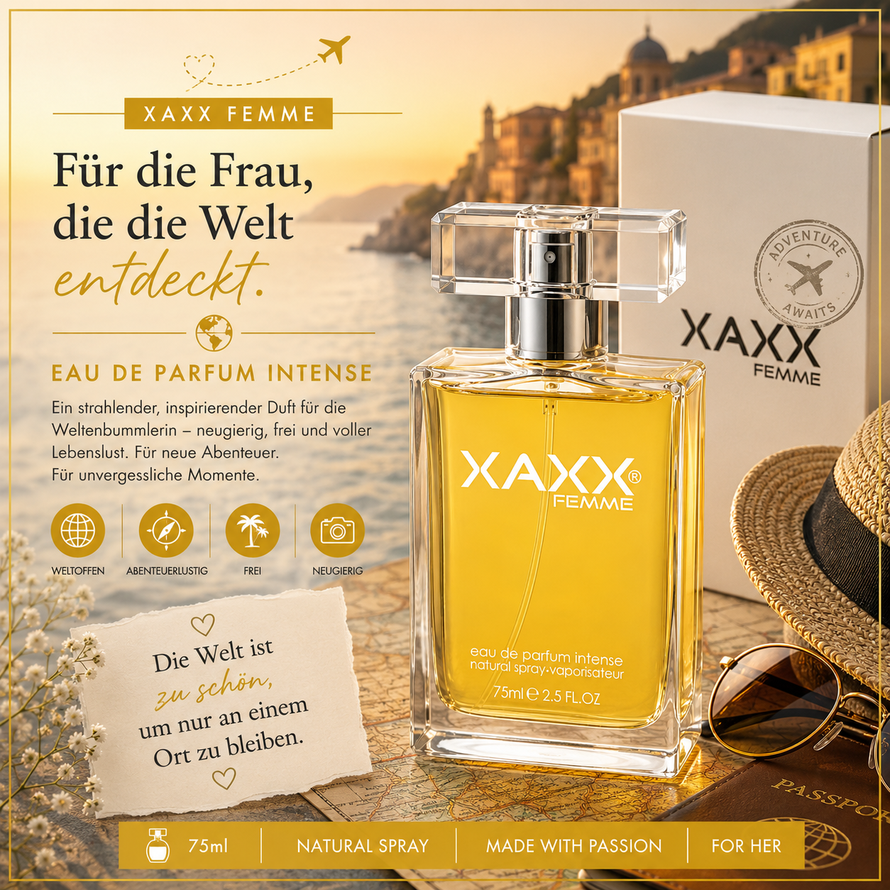 XAXX THIRTY TWO – Parfum Geschenk für die Weltenbummlerin