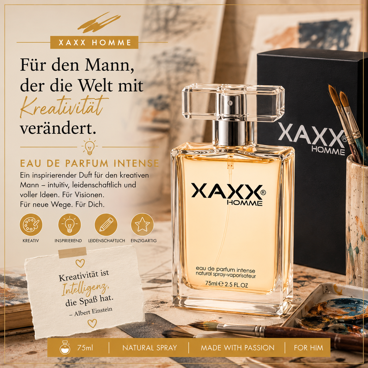 XAXX TWENTY ONE – Parfum Geschenk für den Kreativen