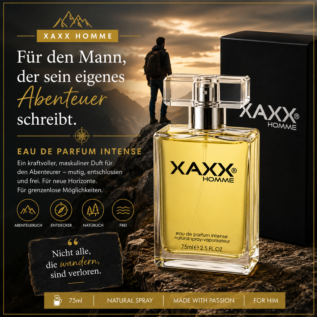 XAXX TWENTY SEVEN – Parfum Geschenk für den Abenteurer