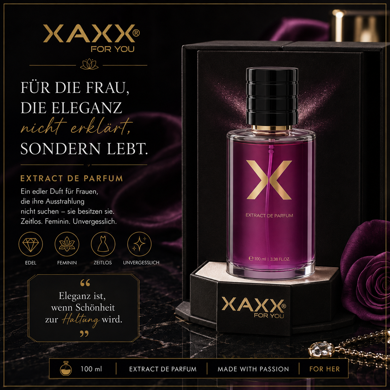 XAXX X-01 – Parfum Geschenk für die Elegante