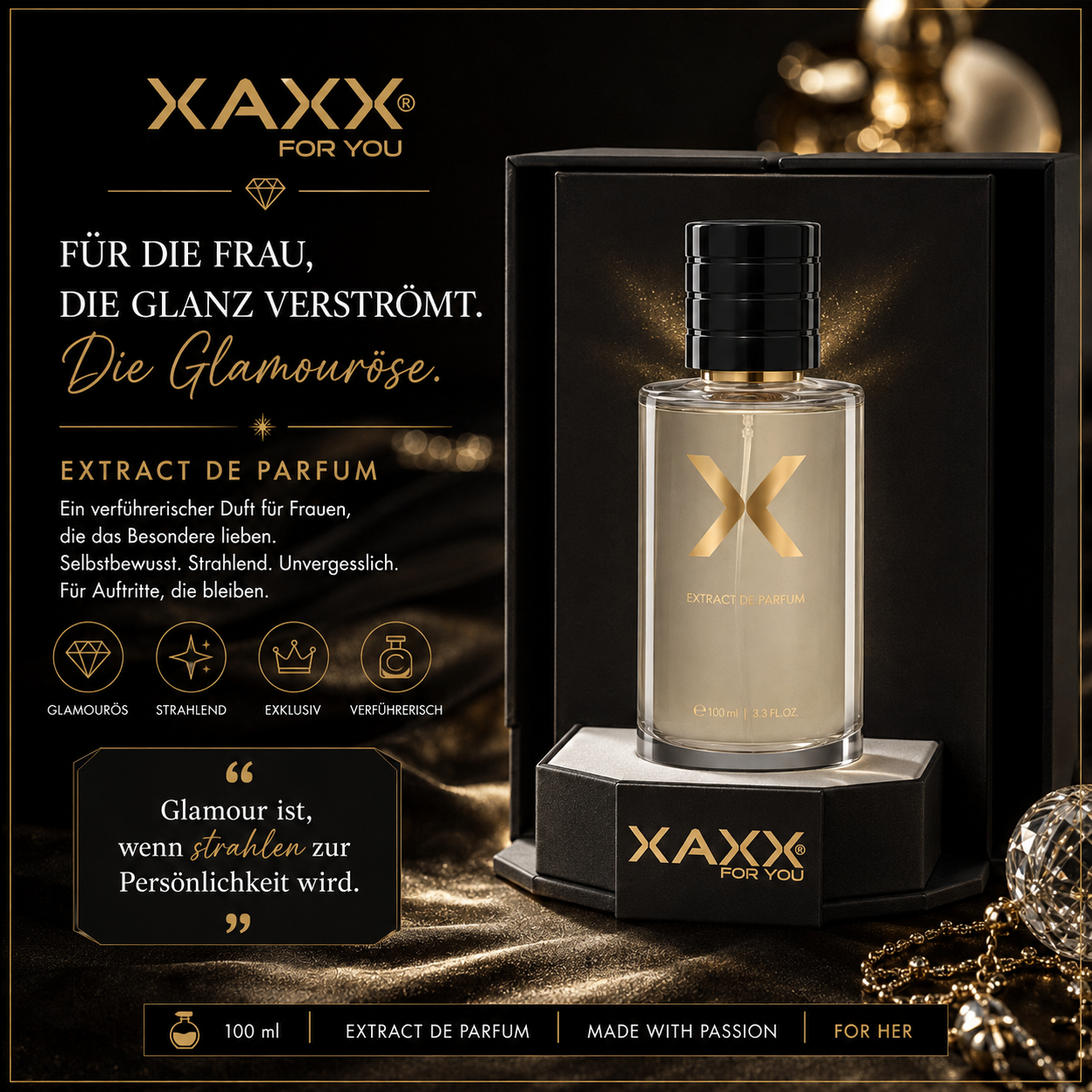 XAXX X-15 – Parfum Geschenk für die Glamouröse